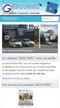 Mobile Screenshot of gescorec.com